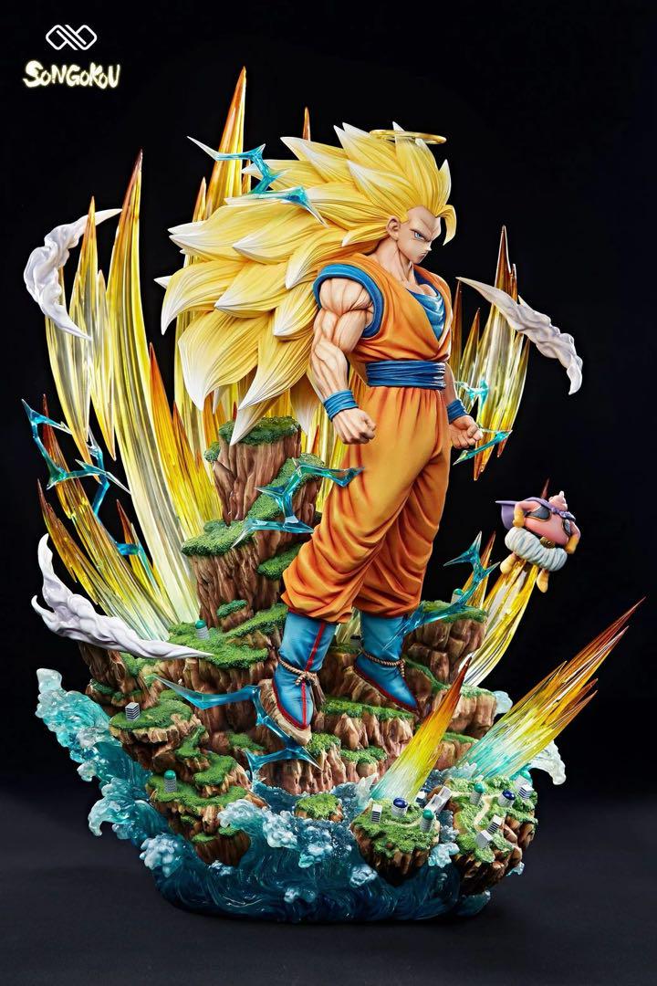 ドラゴンボール スーパーサイヤ人 3 孫悟空 4:1 フィギュア 新品未組立
