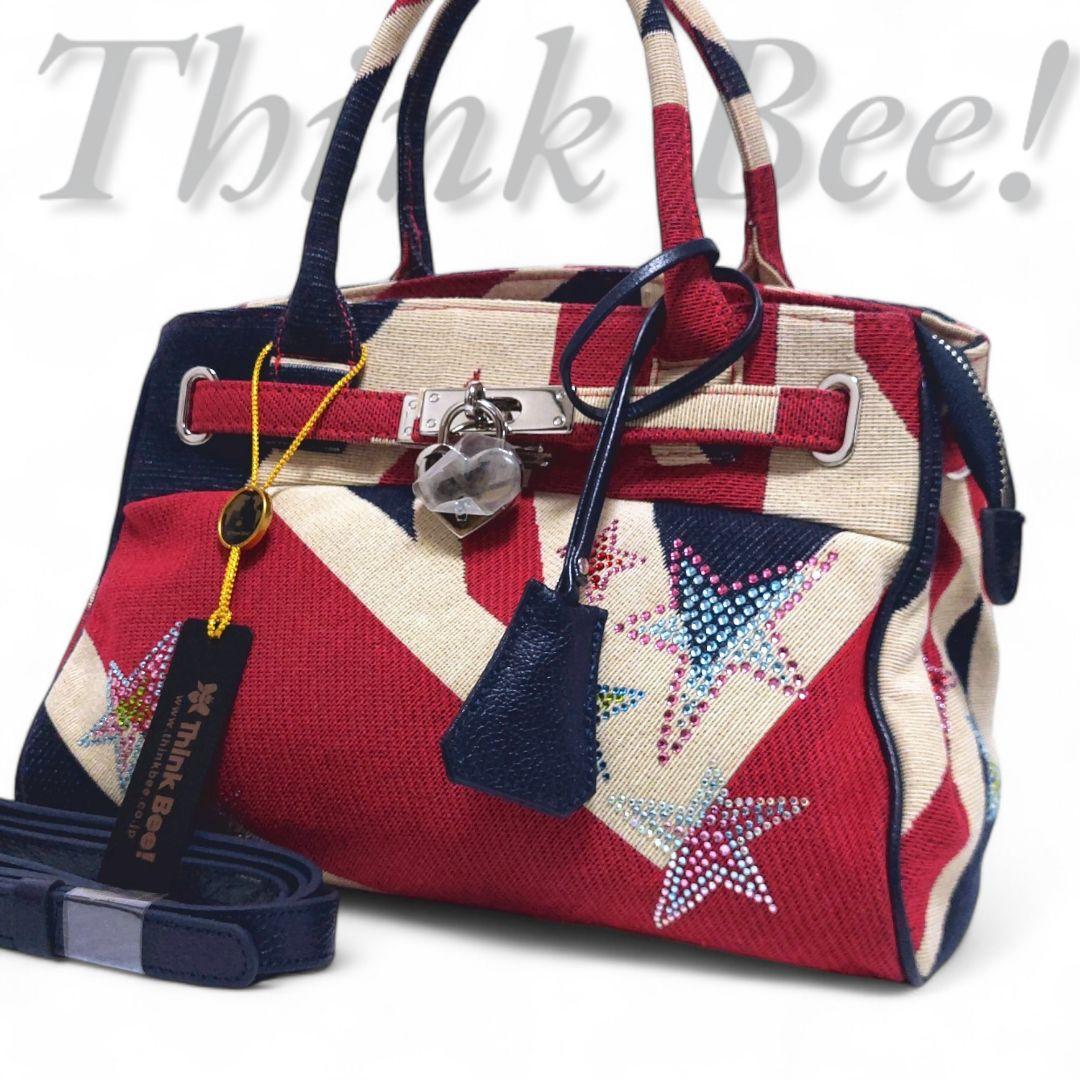 極美品 未使用 Think Bee シンクビー 2way ショルダーバッグ