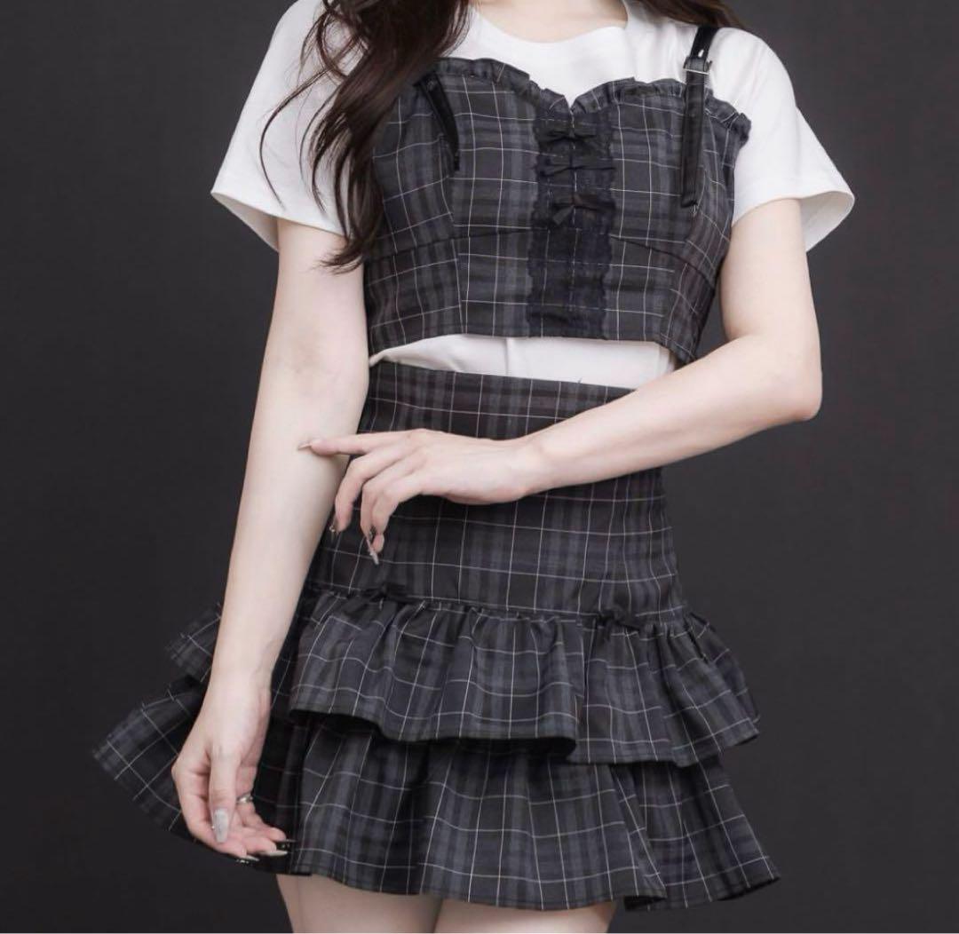 pium フロントリボンビスチェセット