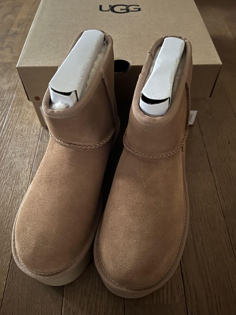 UGG W CLASSIC MINI PLATFORM アグ 厚底ブーツ
