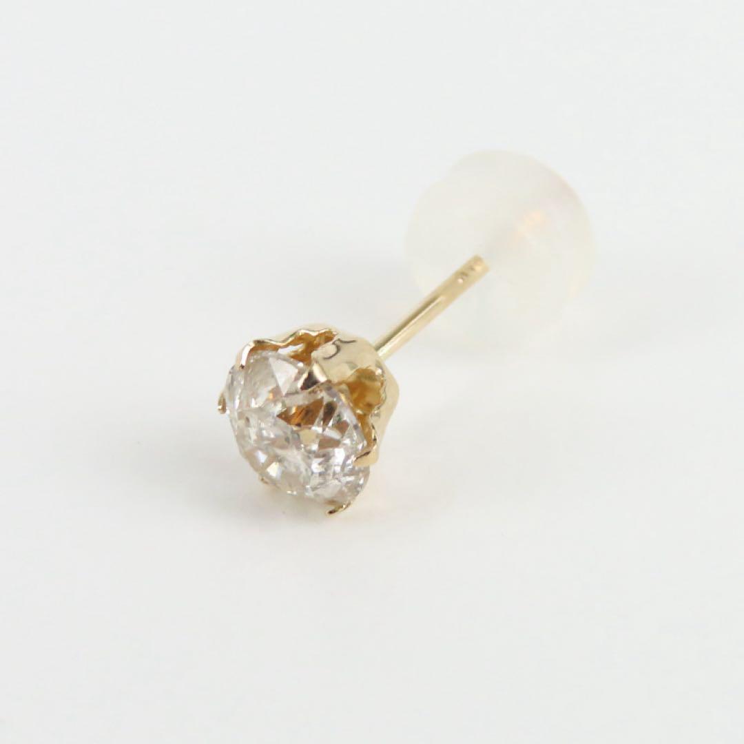 a*i様 【本物保証】K10YG 天然ダイヤモンド 0.50ct ピアス（片耳）