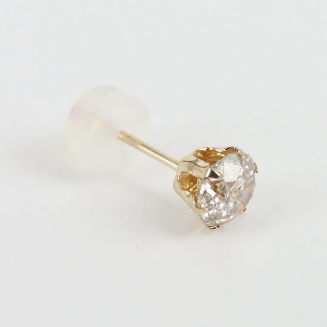 a*i様 【本物保証】K10YG 天然ダイヤモンド 0.50ct ピアス（片耳）