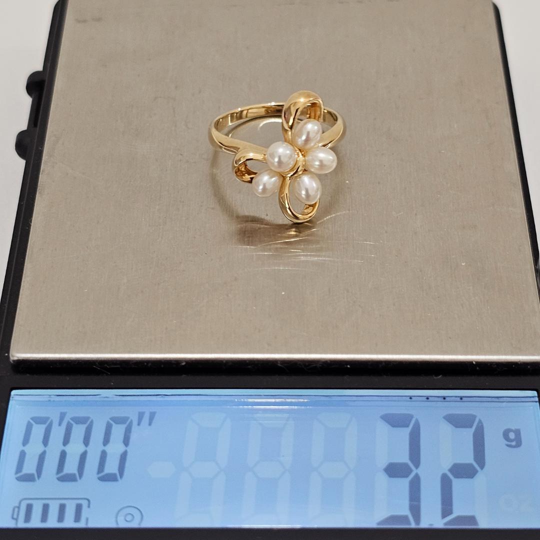 1826 ミキモトパールリングK18YGイエローゴールド10号