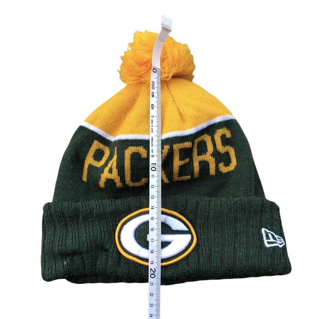 【90’s】パッカーズ　ニット帽　ボンボンニット帽　NFL 古着　vintage