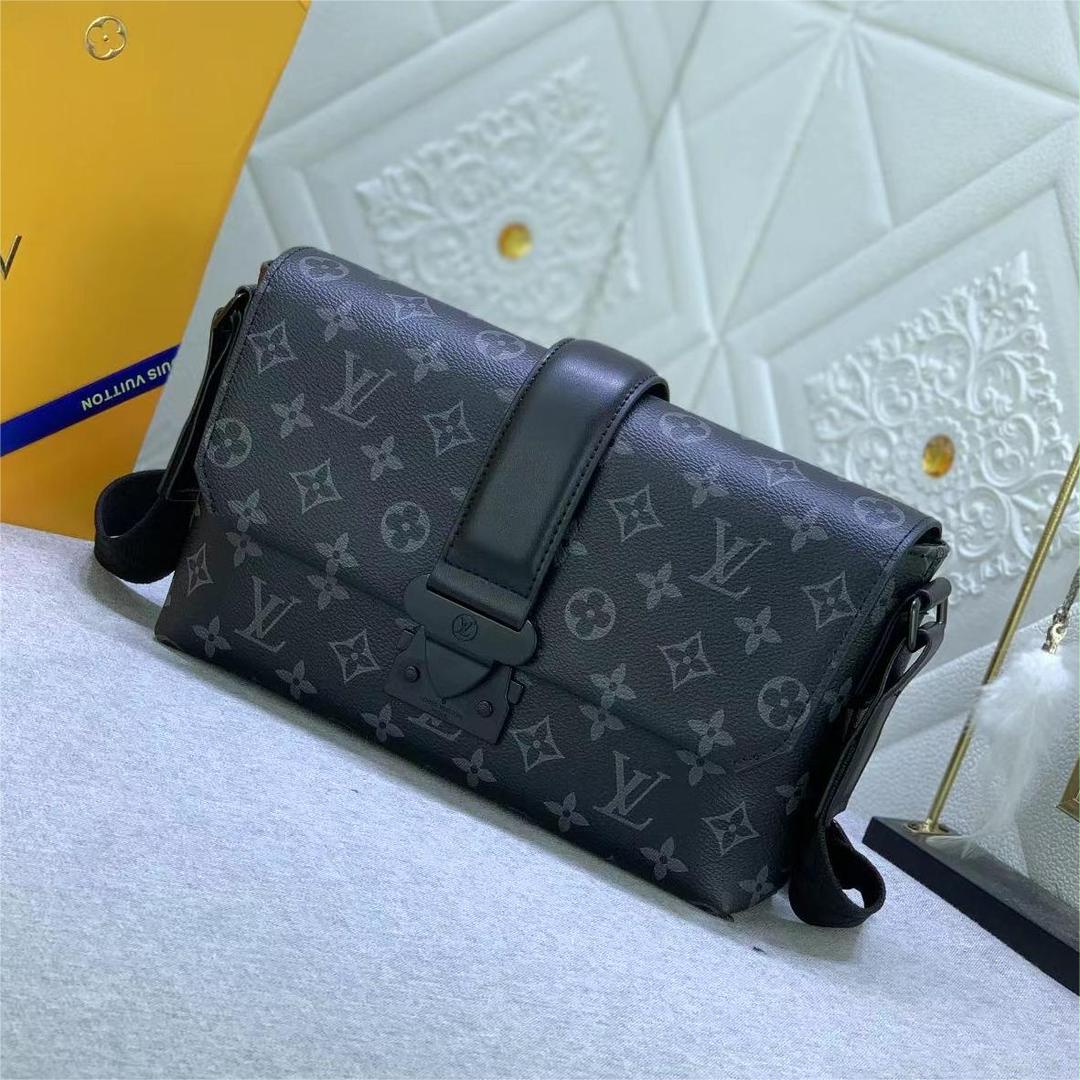 ルイヴィトンサコッシュ【LV】、レザーメッセンジャーバッグ 斜