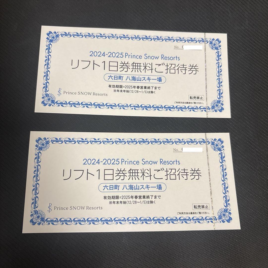 六日町 八海山スキー場 リフト券 2枚セット