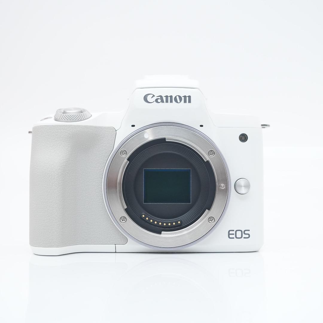 スマホ転送機能付♪キヤノン EOS Kiss M2 ホワイト