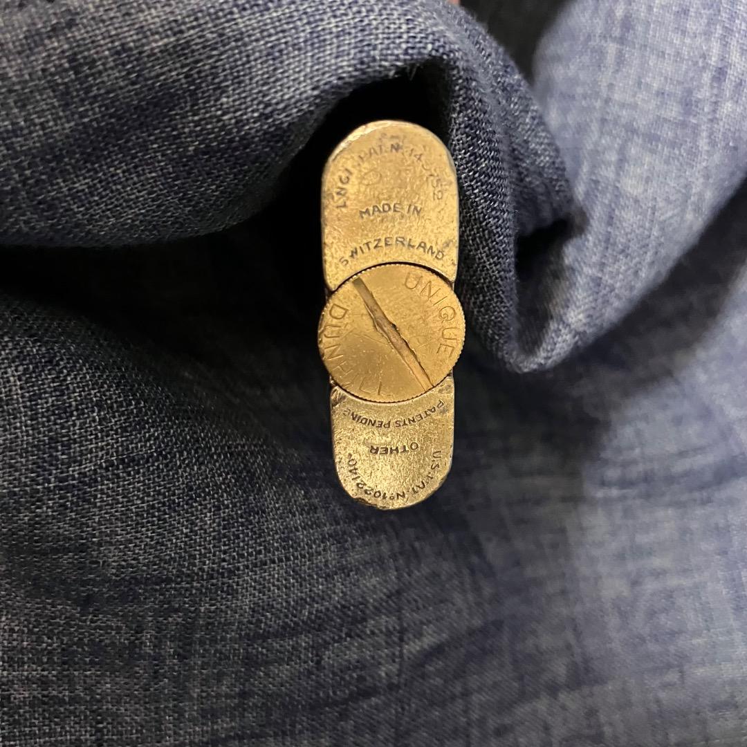 着火◎ ダンヒル　ライター　スイス製　ゴールド　金　　Dunhill ユニーク