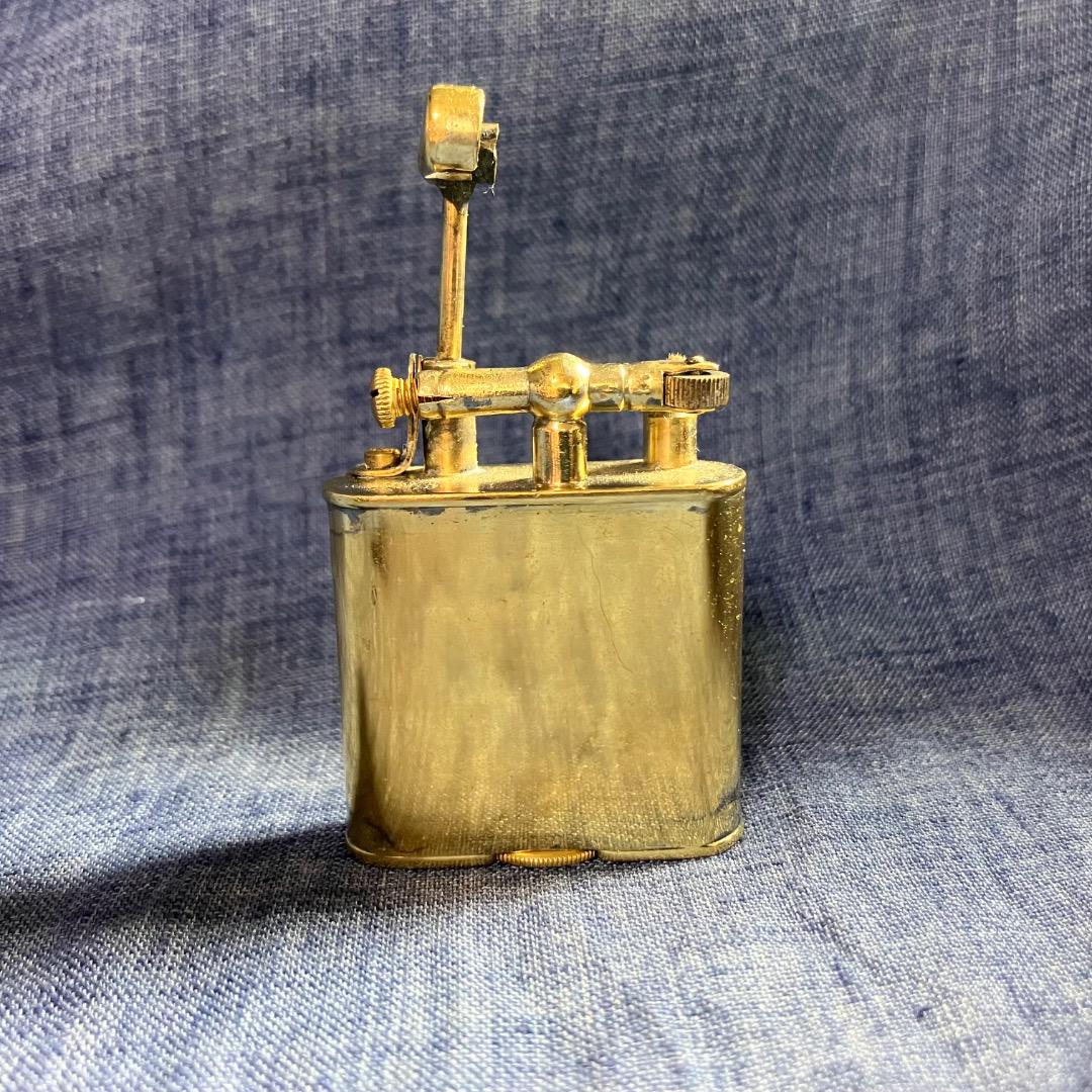 着火◎ ダンヒル　ライター　スイス製　ゴールド　金　　Dunhill ユニーク