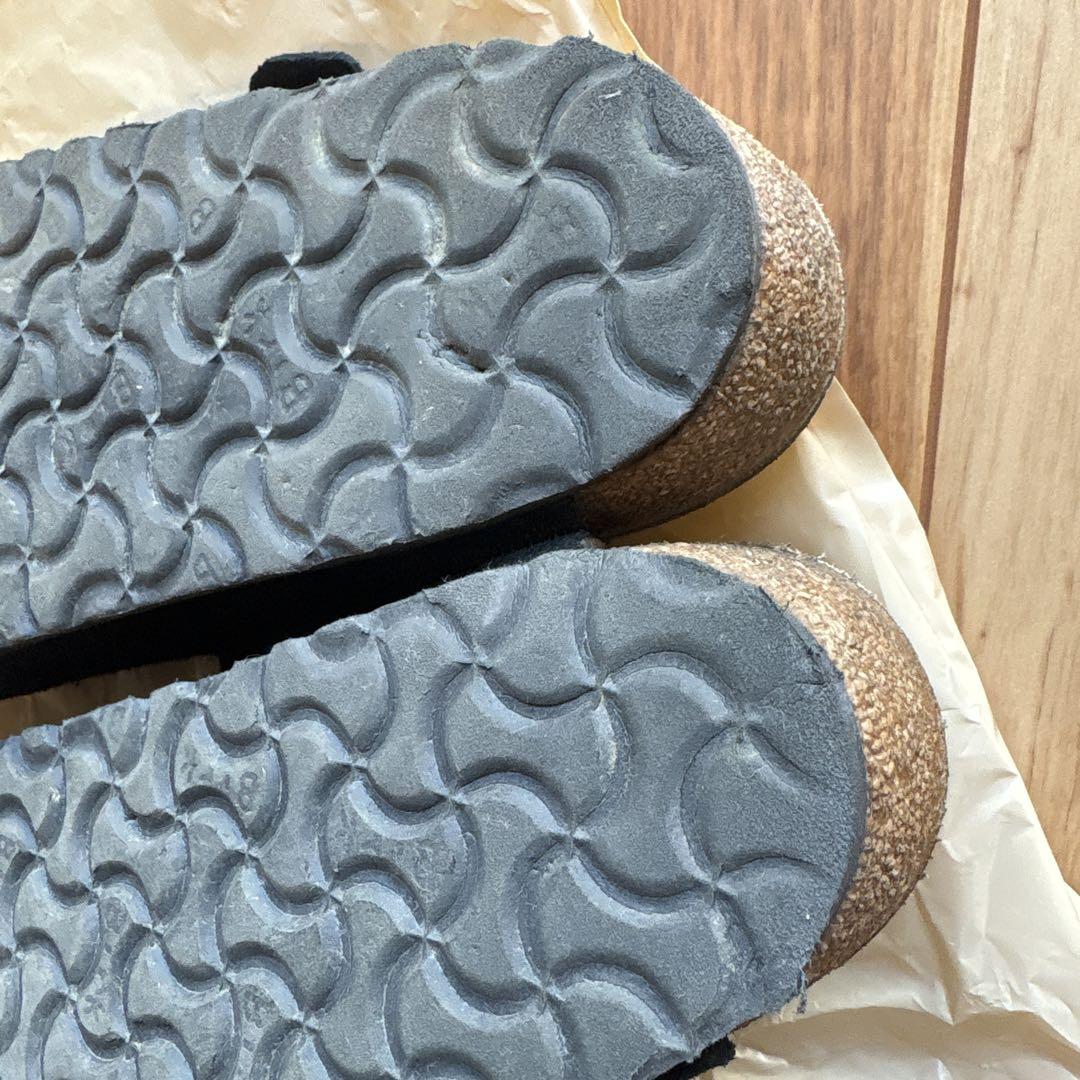 BIRKENSTOCK BOSTON ブラックスエード　39