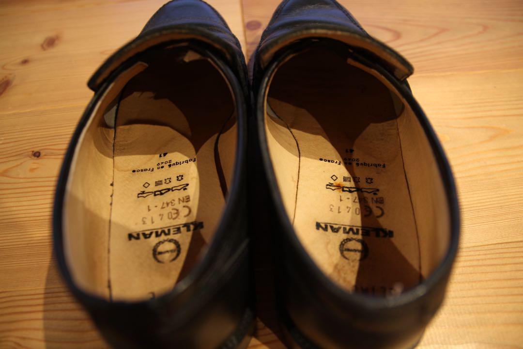 KLEMAN SLIM 黒 レザー ローファー