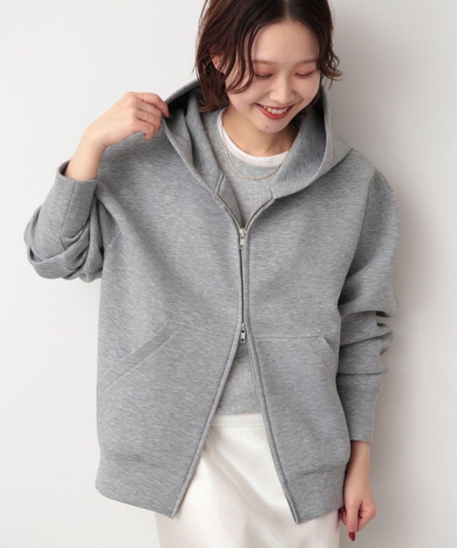 SLOBE IENA ボリュームジップアップフーディー ¥11,000税込トップス