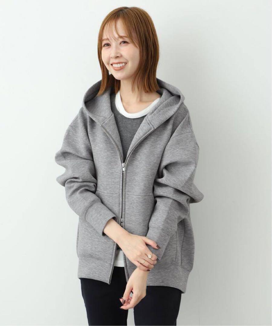 SLOBE IENA ボリュームジップアップフーディー ¥11,000税込
