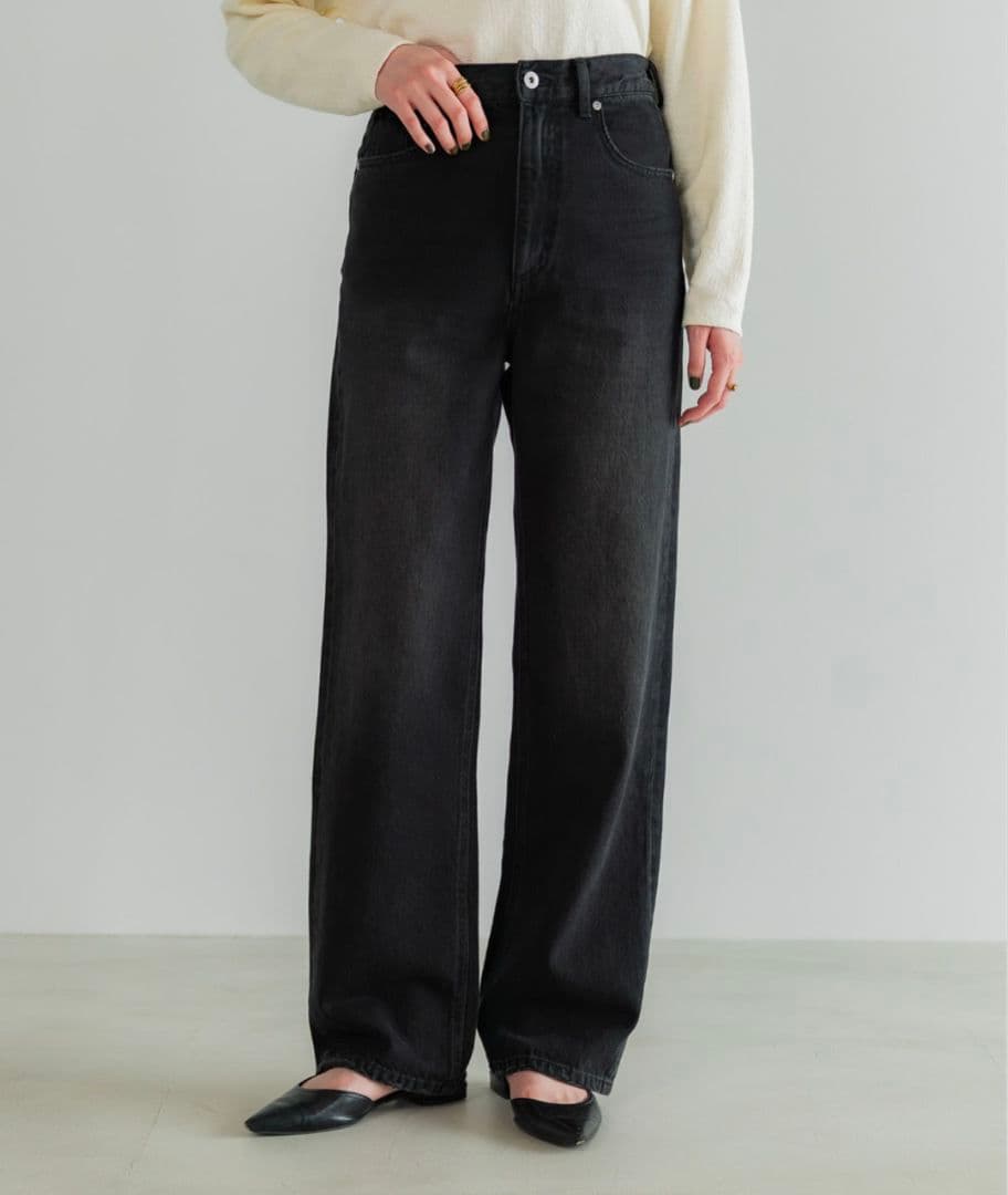 crewre サイズ3 アジャスタブルIラインデニムパンツ