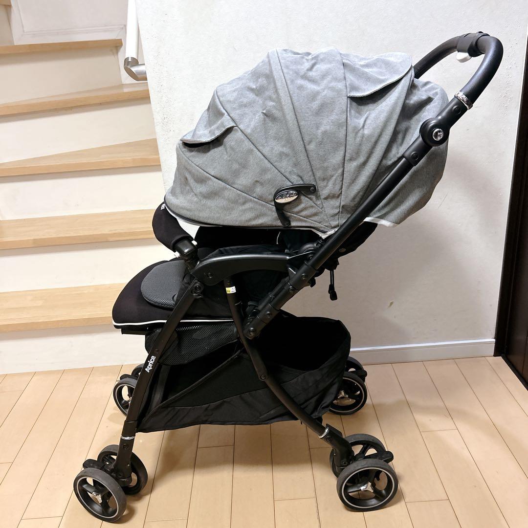 【美品】Aprica ラクーナ ビッテ レザーハンドル アカチャンホンポ限定 【美品】Aprica ラクーナ ビッテ レザーハンドル アカチャンホンポ限定