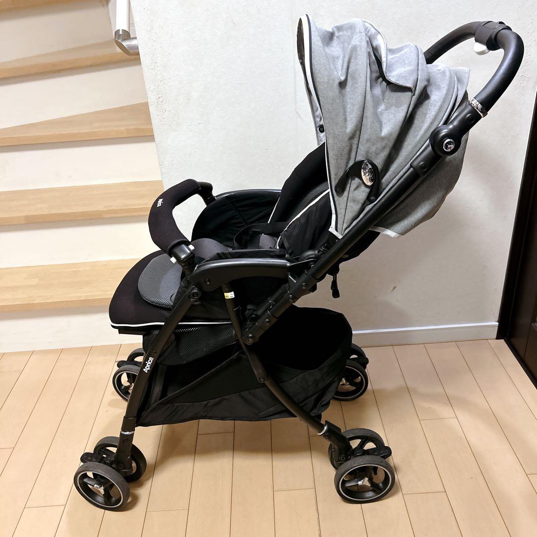 【美品】Aprica ラクーナ ビッテ レザーハンドル アカチャンホンポ限定 【美品】Aprica ラクーナ ビッテ レザーハンドル アカチャンホンポ限定