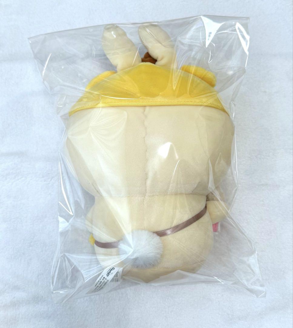 ちいかわ サンリオコラボ うさぎ ポムポムプリン ぬいぐるみ