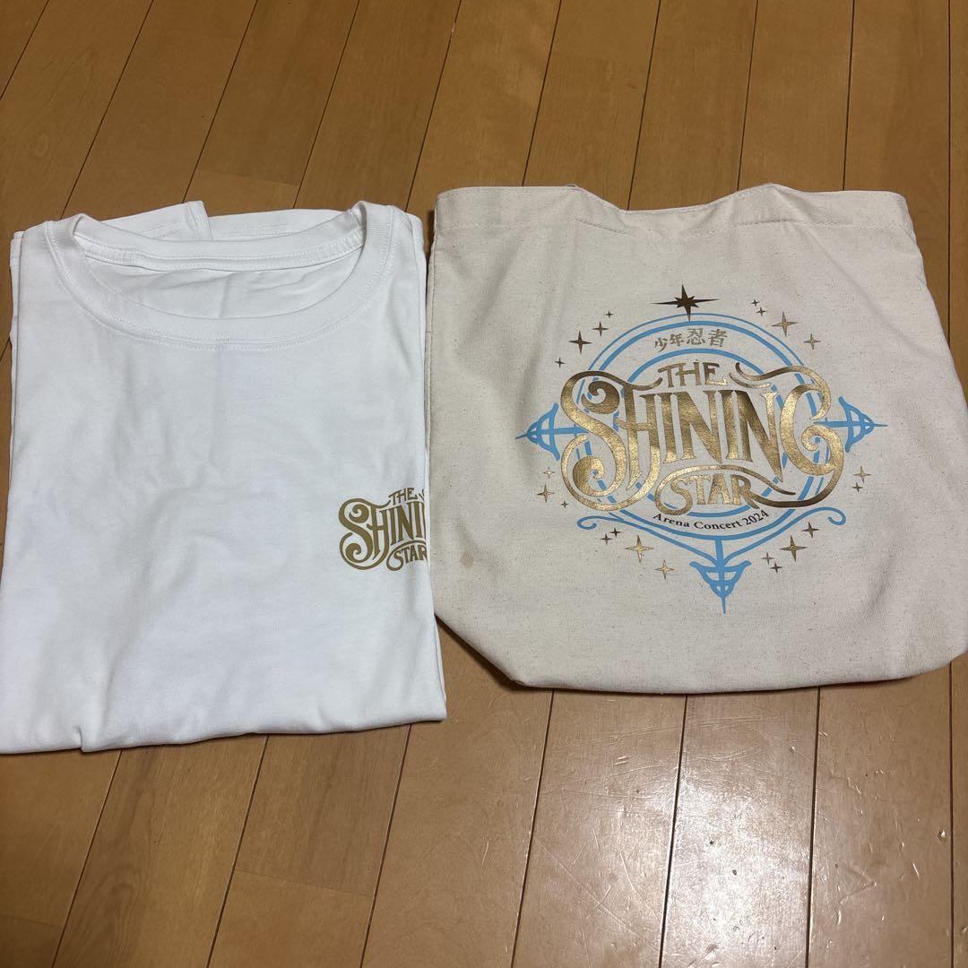 少年忍者 シャイスタ トートバッグ Tシャツ 少年忍者 Arena Concert 2024 The Shining Star ショッピング