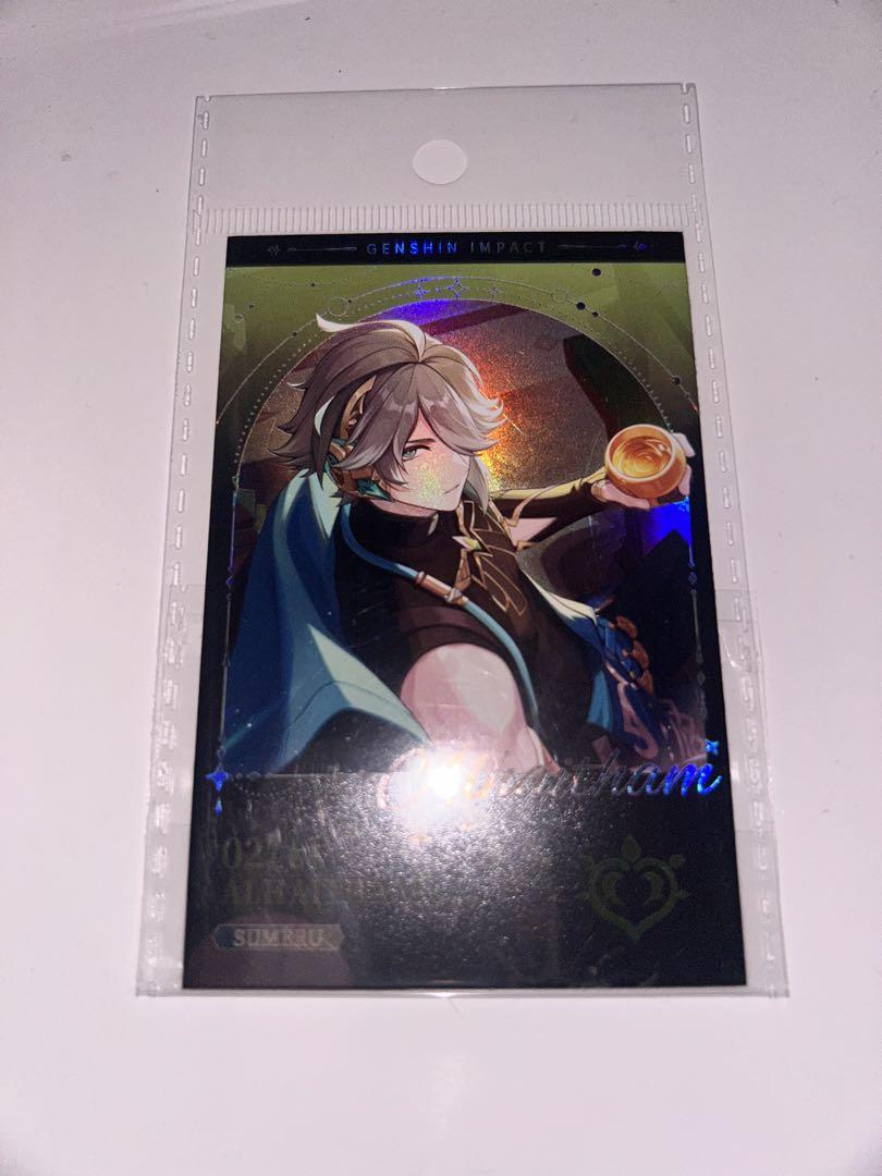 原神　アルハイゼン　ホログラムカード　アメリカ　シアトル　Teyv 原神 アルハイゼン シアトル特典