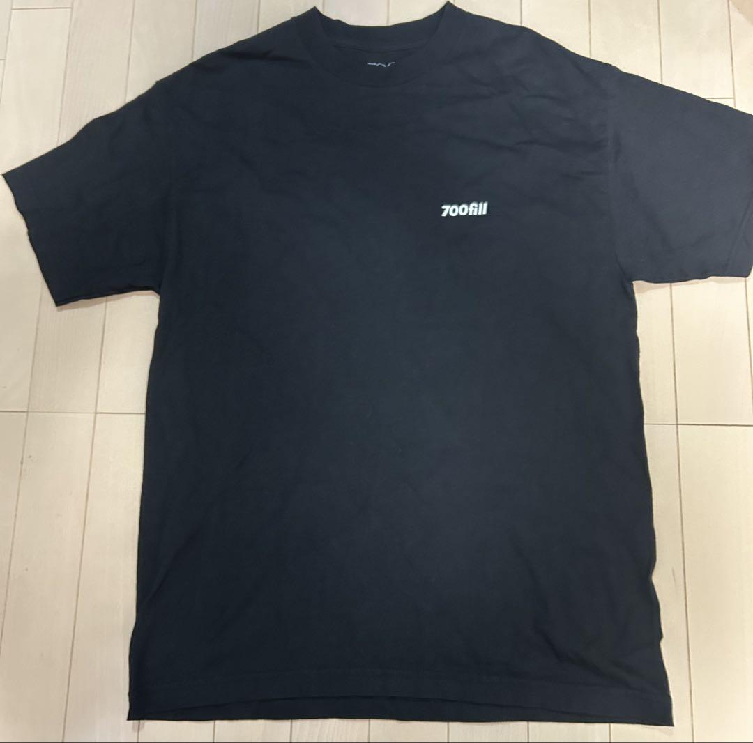 700fill ブラック　Tシャツ L