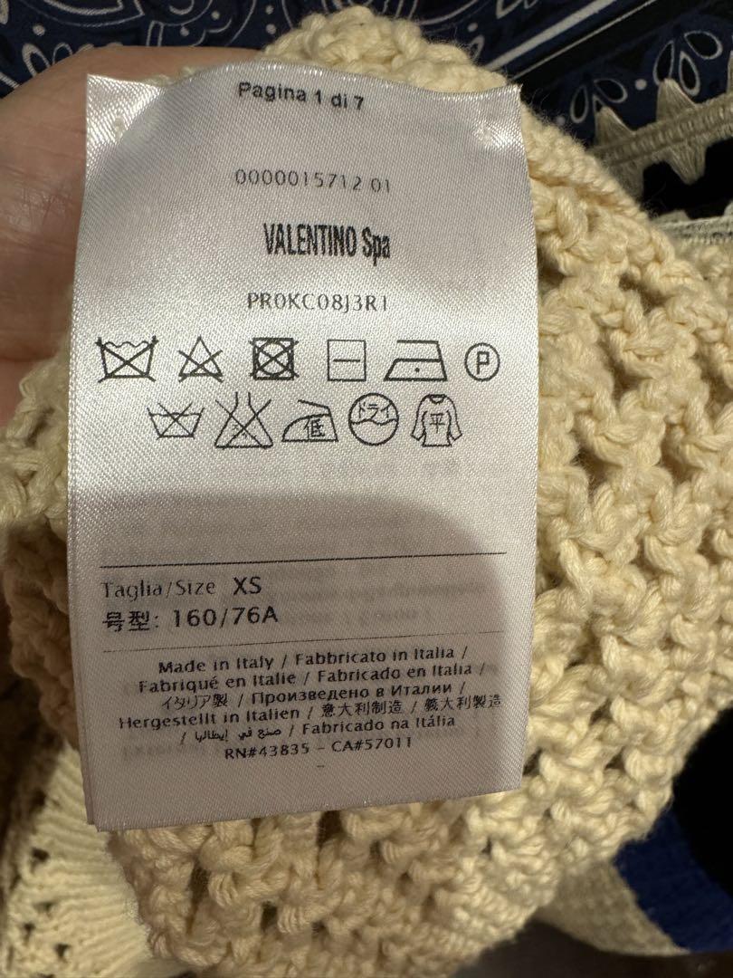 新品、レッドヴァレンティノセーター 画像4