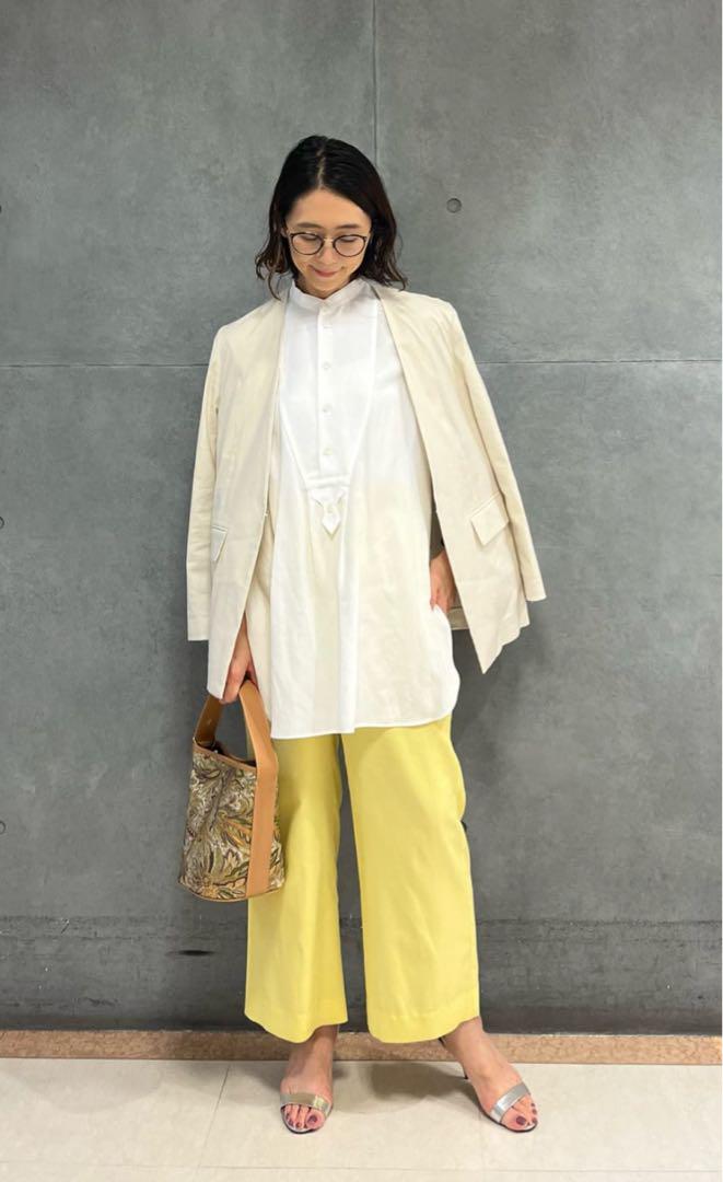 Ballsey テンセルリネンストレッチ ノーカラージャケット