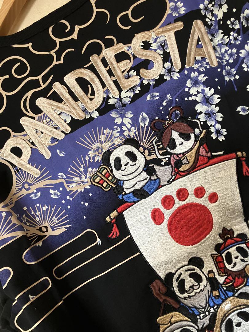 ★美品♪【PANDIESTA】パンディエスタ★刺繍＊プリント　長袖Tシャツ★XL