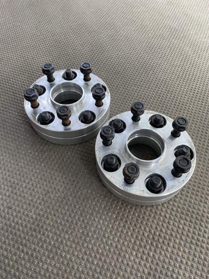 ハブ付き ワイトレ 4枚 20mm PCD114.3 ハブ径60mm 5穴
