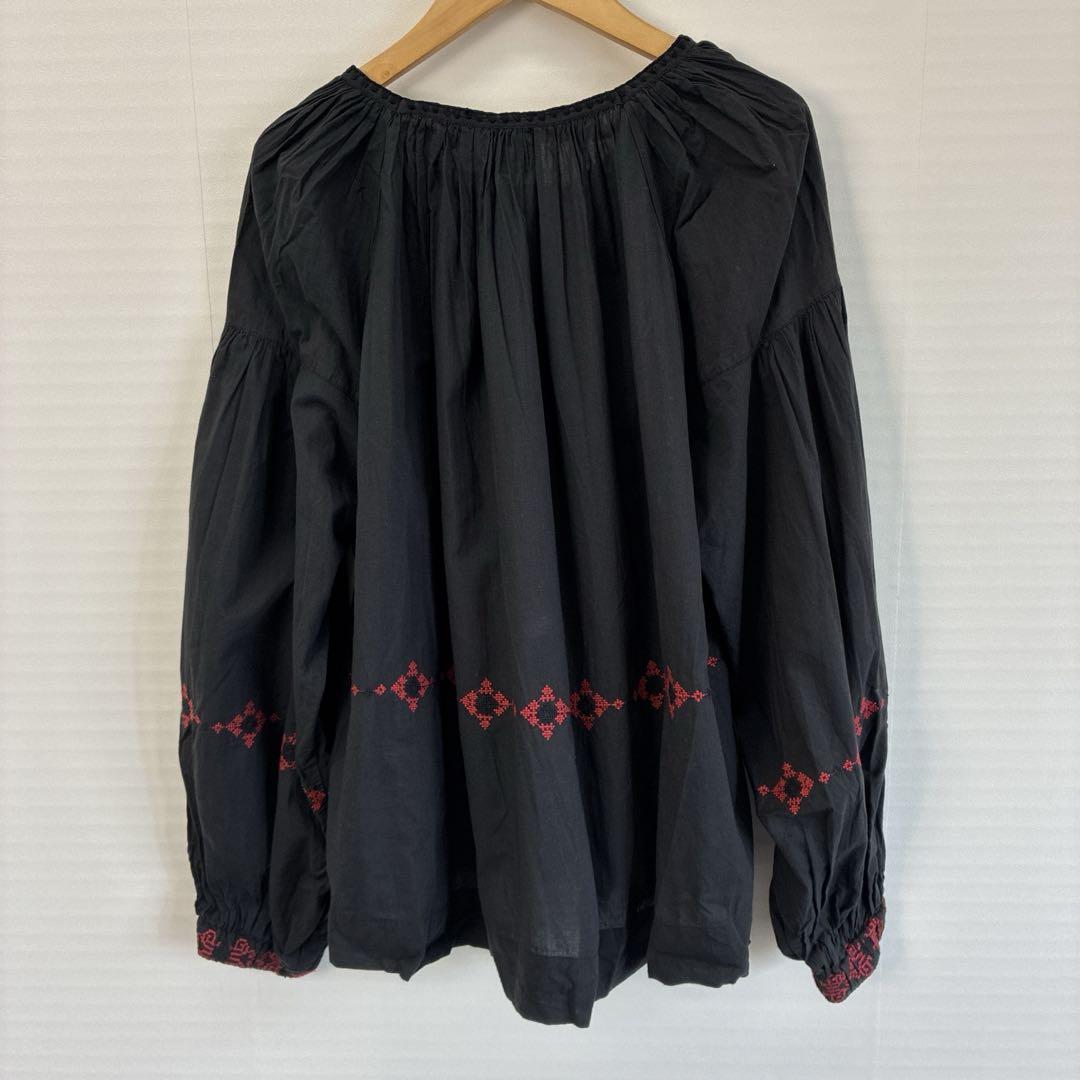 トレピエ×ビームスボーイ☆刺繍スモック ブラック t2502 - メルカリ
