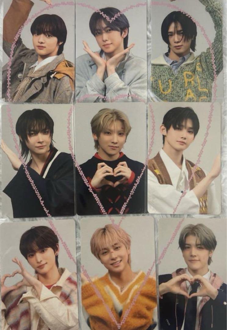 超人気ブティック &TEAM 五月雨 samidare ハート トレカ ソロジャケ コンプ 9種 K-POP・アジア