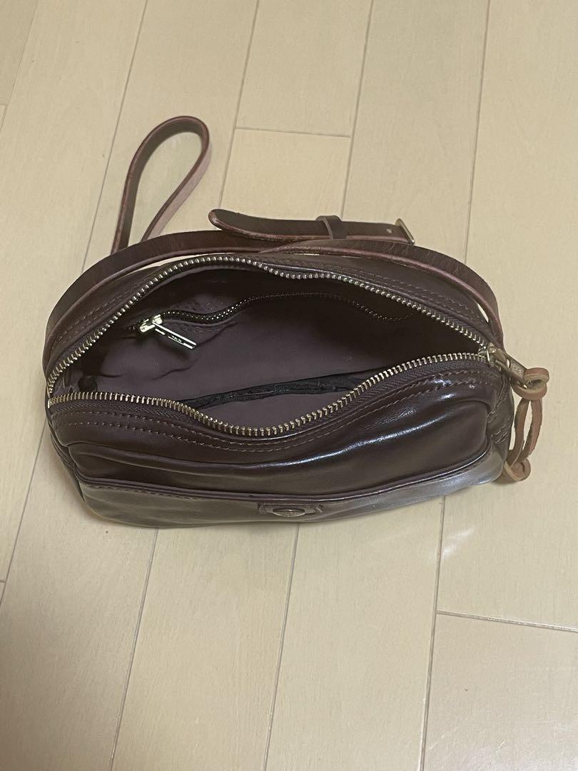 rrl ダブルアールエル　ミニショルダーレザーバッグ　ポーチ rrl ダブルアールエル ミニショルダーレザーバッグ ポーチ