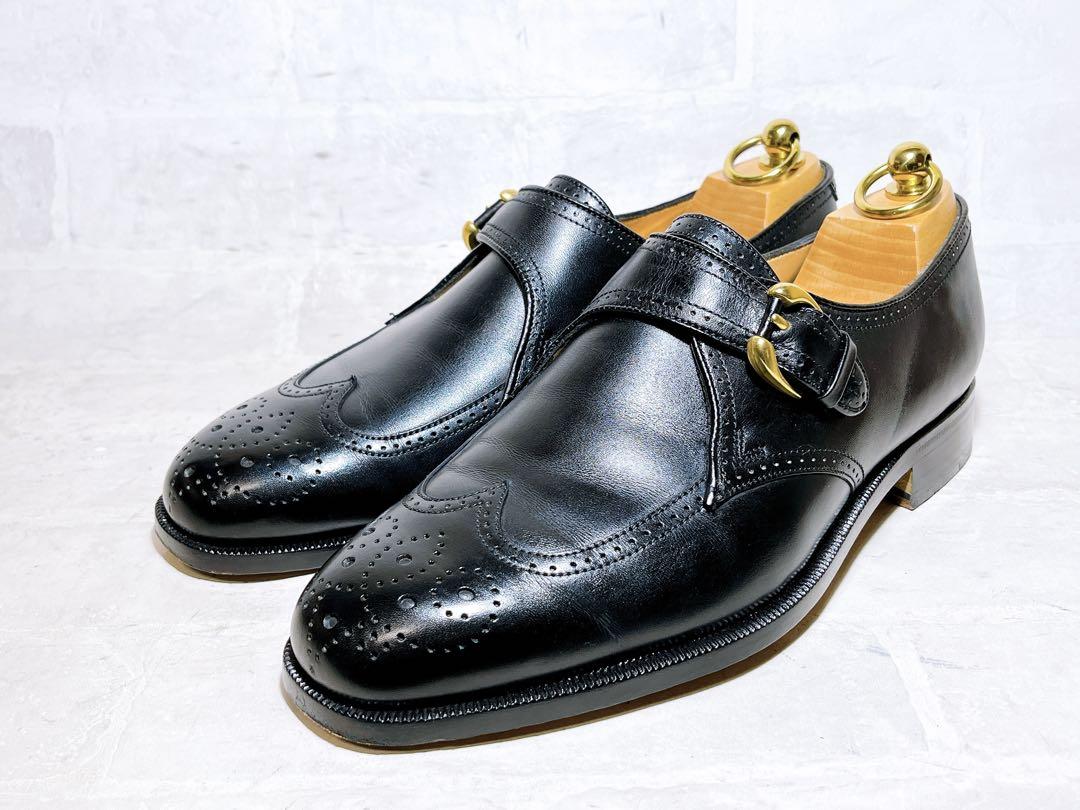 最新人気 フランス製【極美品】BALLY ヴィンテージ モンクストラップ 靴