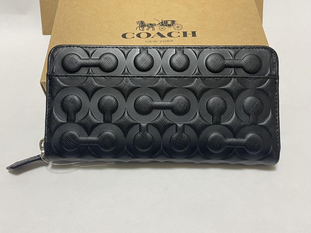 COACH コーチ 財布 レディース 長財布 アウトレット ブラック