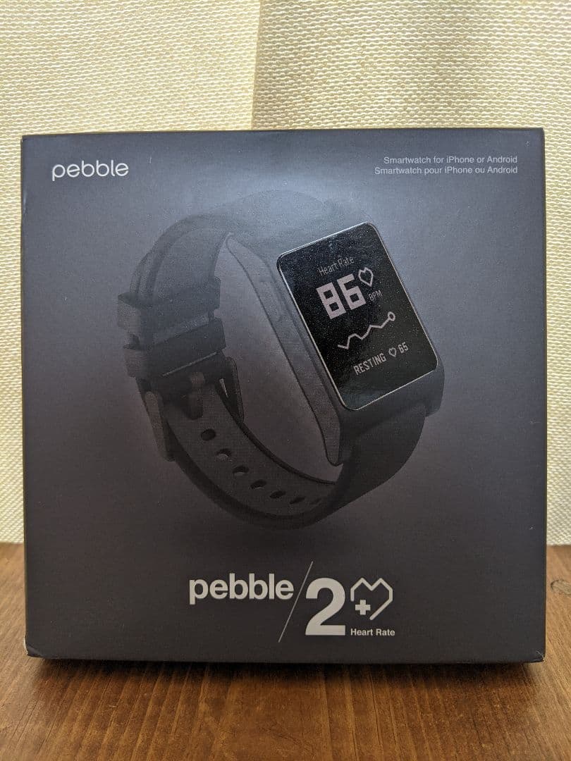 Pebble 2+ Heart Rate スマートウォッチ