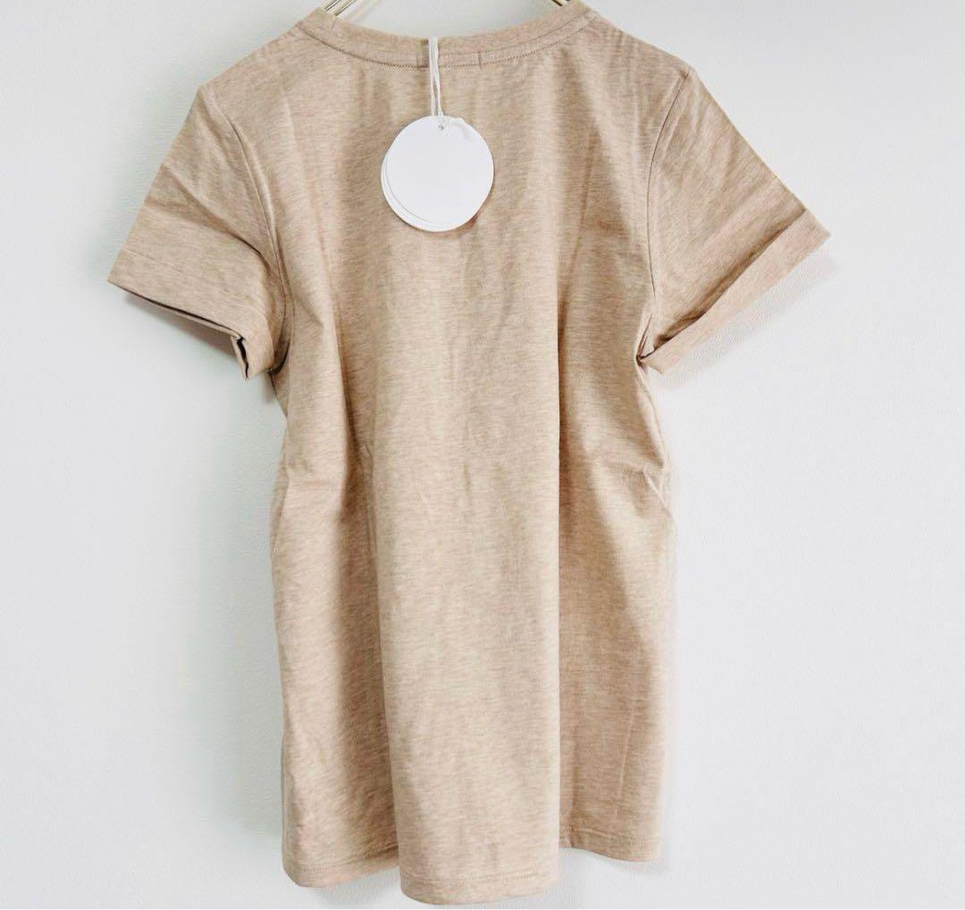 Chloé ベージュ ロゴ刺繍 Tシャツ 新品 未使用 タグ付 - メルカリ