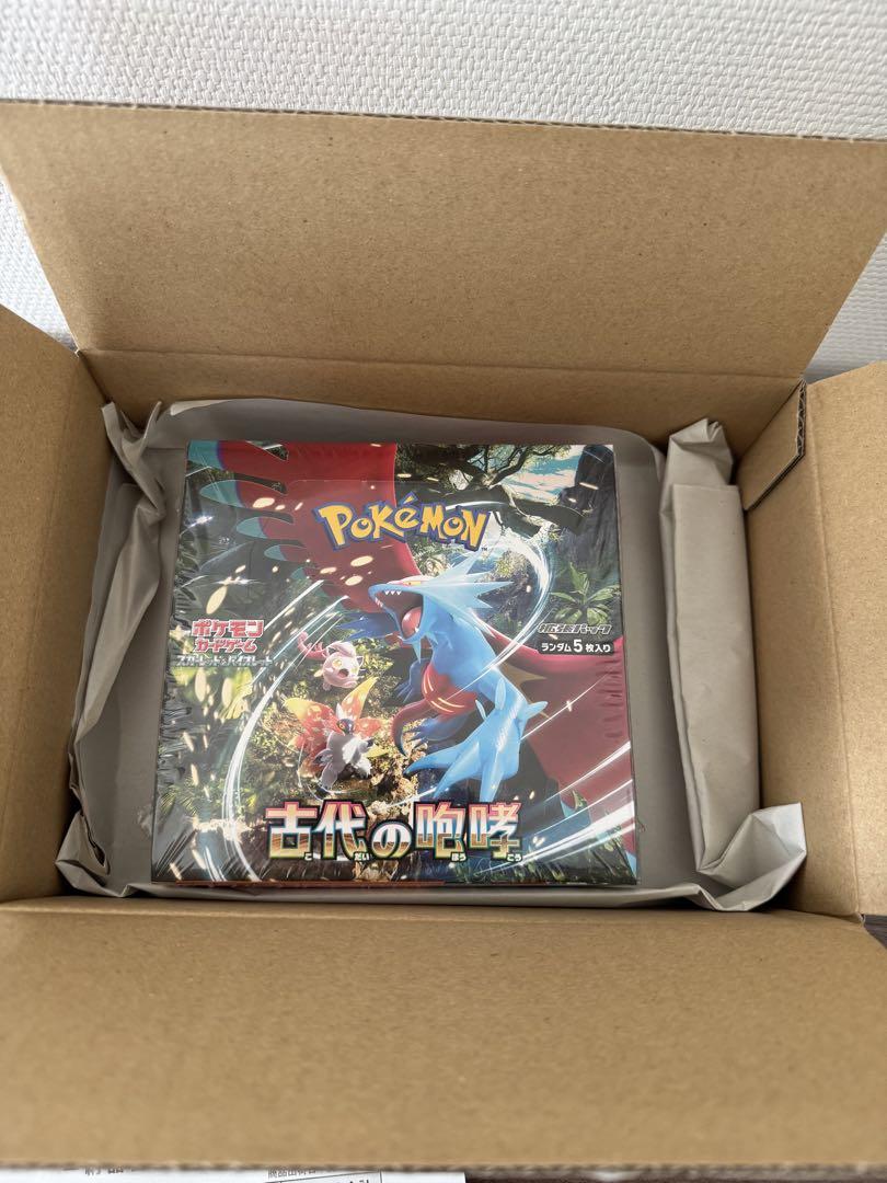 【新品、未開封、シュリンク付き】ポケカ古代の咆哮　1BOX