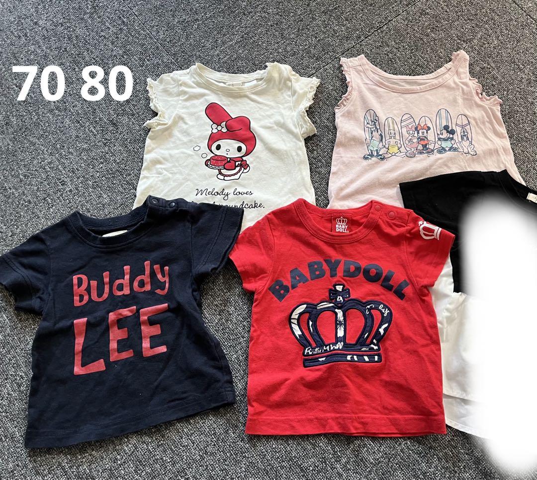 半袖　夏　女の子　80 まとめ売り 女の子 80 まとめ売り - メルカリ