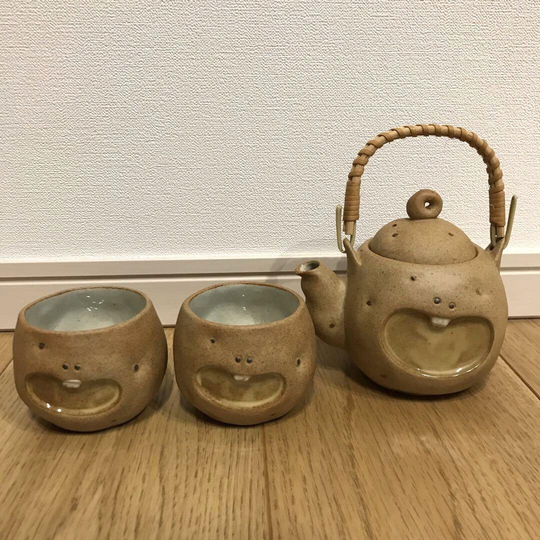 加藤工芸 KATO KOGEI  ポテトくん POTATOKUN 急須&湯呑み ポテトくん 加藤工芸 急須 湯呑み セット 昭和レトロ - メルカリ