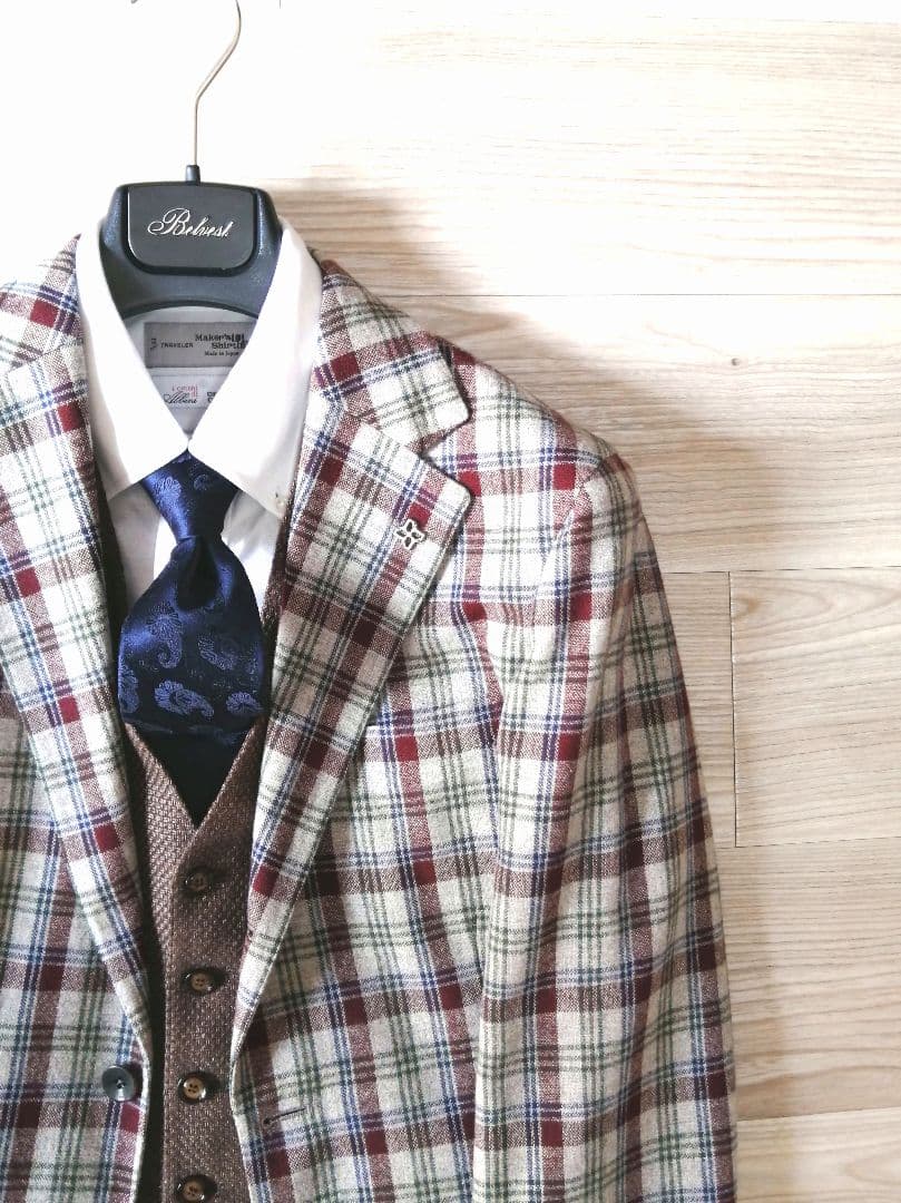 MASA様専用　ボリオリ 46 ほぼ未使用 DOVER　ジャケット（M） #chomyショップボリオリ（B【タリアトーレ】