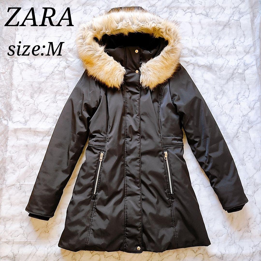 極美品✨ZARA ザラ ダウンジャケット ウィンターパーカー 撥水 防風 M