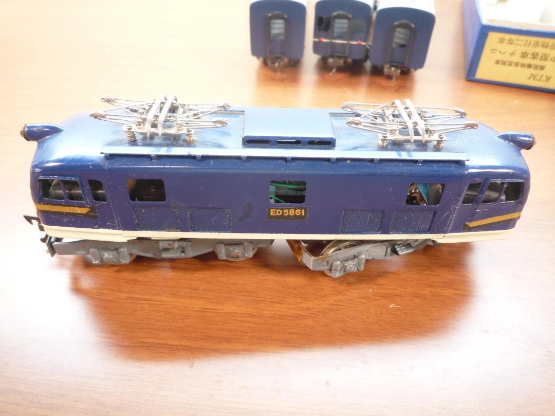 HOゲージ　鉄道模型セット　電気機関車　動作未確認　ED5861 HOゲージ 鉄道模型セット 電気機関車 動作未確認 ED5861