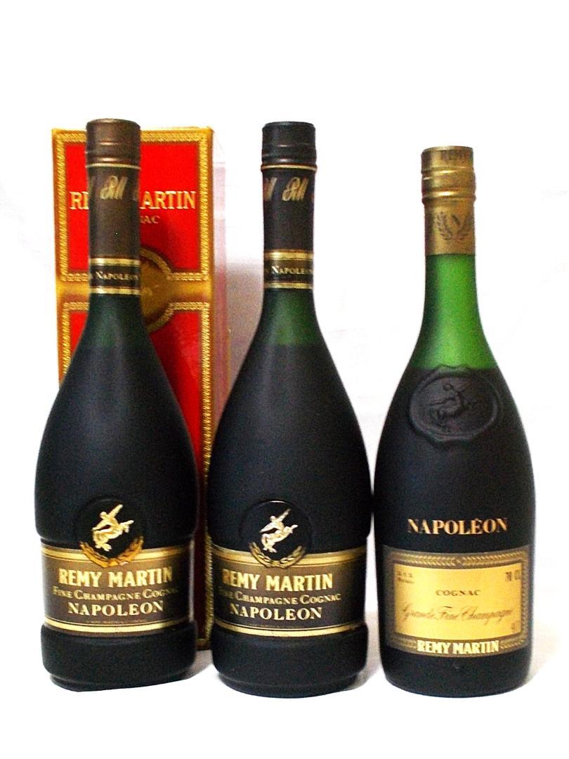 REMY MARTIN ナポレオン 3本セット 700ml 未開栓 - メルカリ