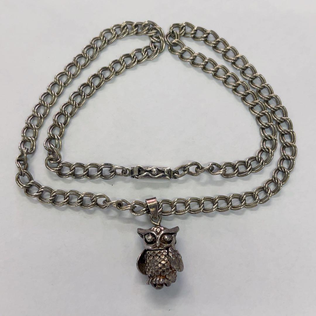 BREV 銀細工 フクロウモチーフ シルバー925 ネックレス
