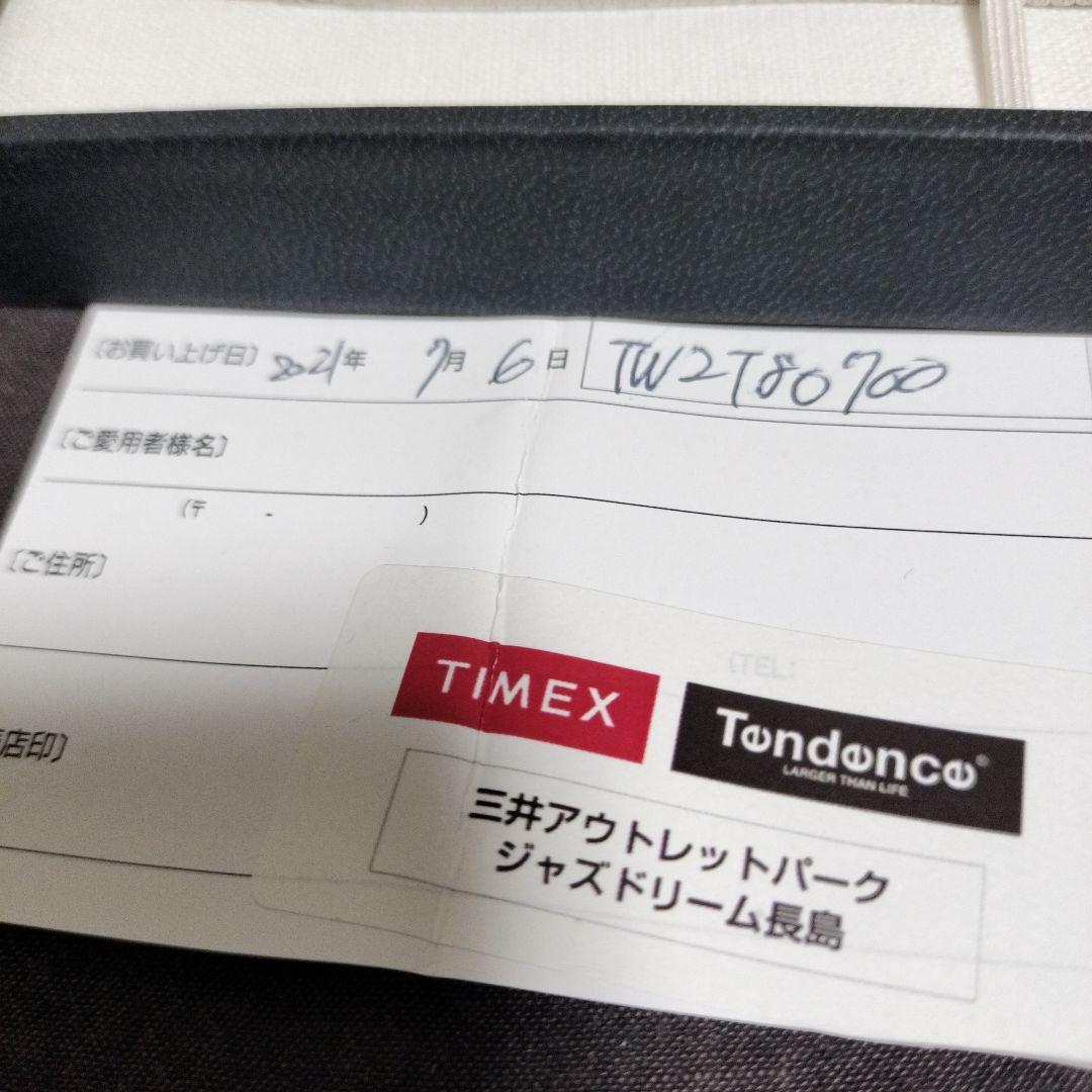 Timex Q TW2T80700　ネイビー×レッド
ケーイズ：約38mm