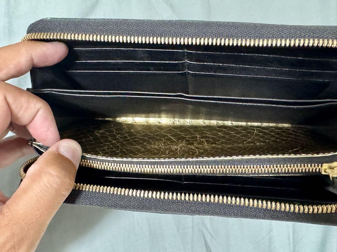 池田工芸　クロコダイル長財布