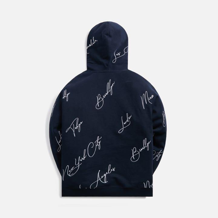 ざいます 新品 パーカー hoodie 紺 L Q0iAH-m84231965650 kith boxlogo ボックスロゴ までの