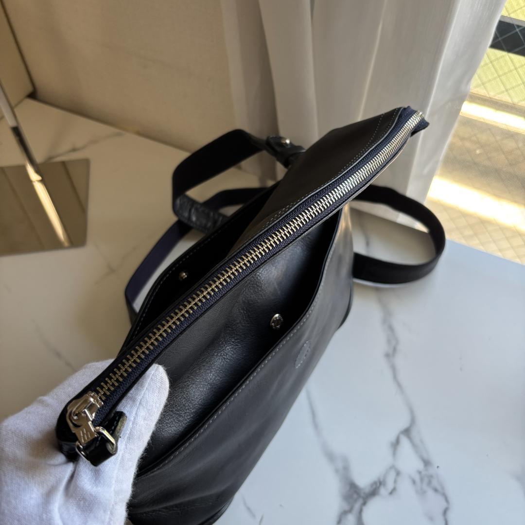 【美品】FIVEWOODS ファイブウッズ プラトウ ショルダーバッグ 黒