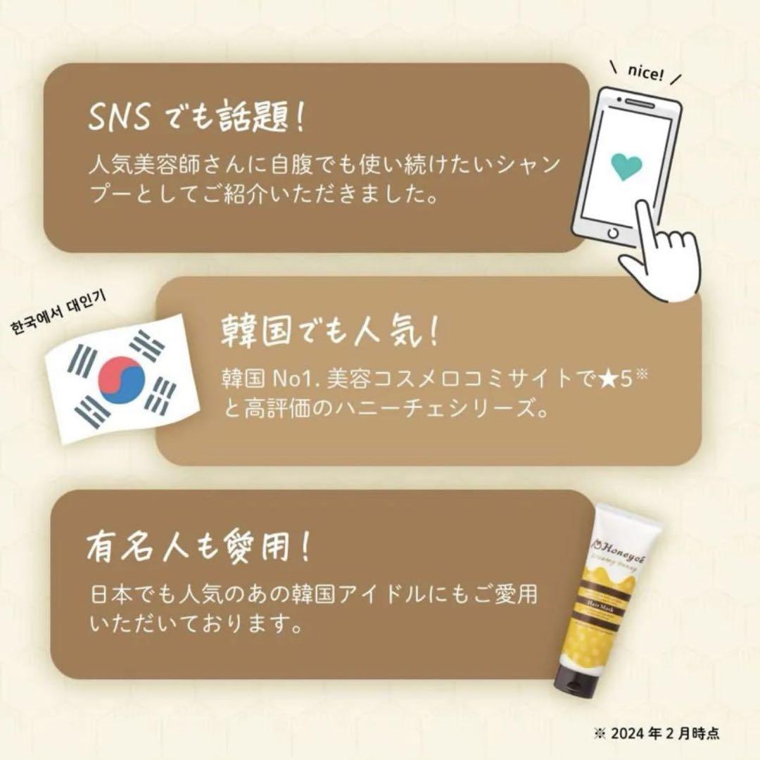 Honeycé Creamy Honey Hair Mask 10セット