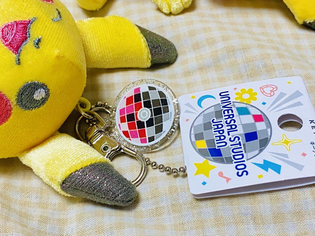 USJ ポケモン ゲンガー ピカチュウ ぬいぐるみキーチェーン