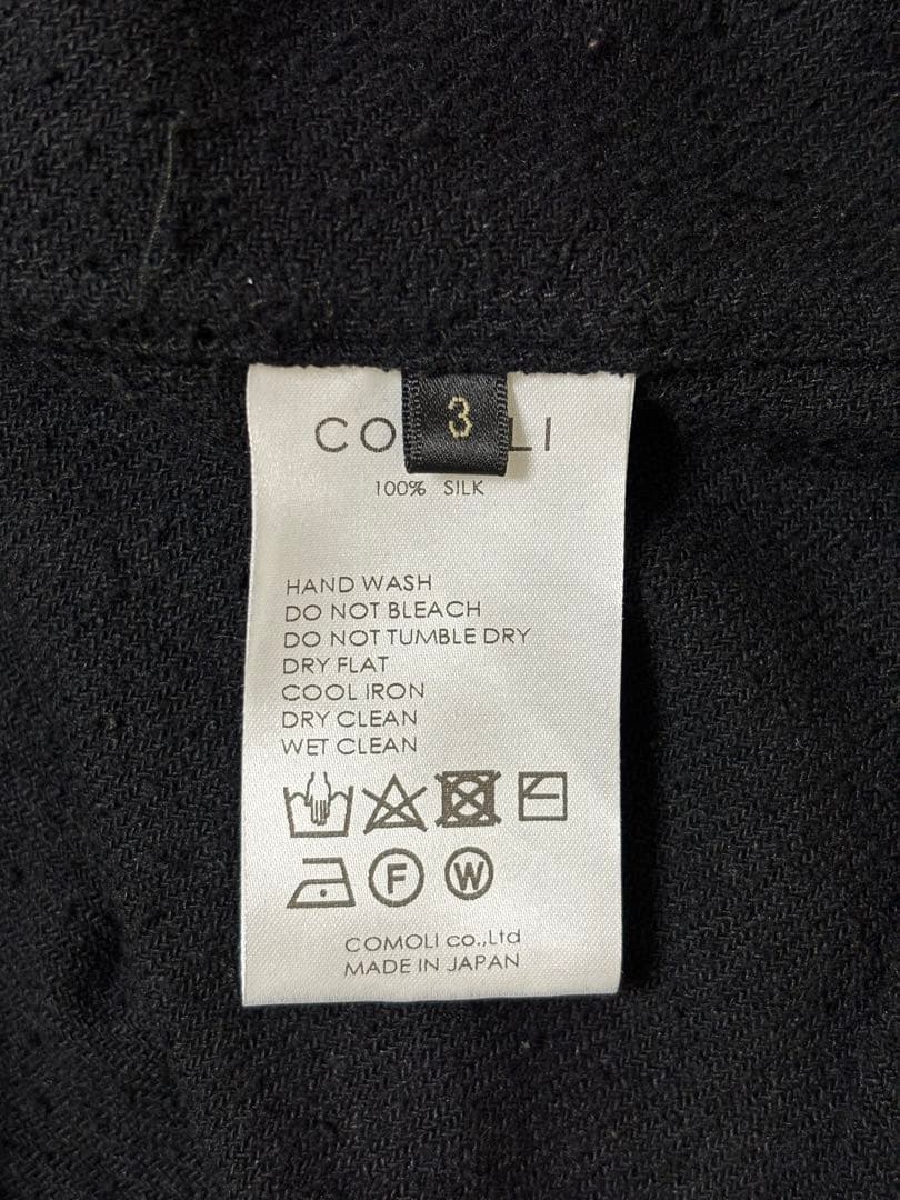 COMOLI コモリ 23SS シルクネップ ビエラ ジャケット チャイナ